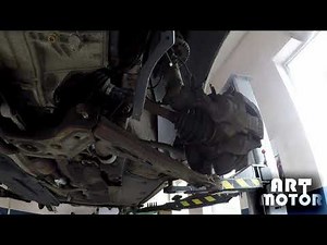 Běžný servis-výměna silentbloku přední nápravy.