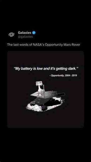 The final words from NASA's Mars rover