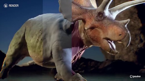 252K views · 8.1K reactions | Thiago Paulino showcased an impressive Triceratops muscle simulation created using Ziva Dynamics and Unreal Engine 5 in collaboration with Antoine Verney-Carron. Learn more: https://80.lv/articles/check-out-this-triceratops-muscle-simulation-set-up-in-ziva-unreal-engine-5/ | 80 Level | Facebook