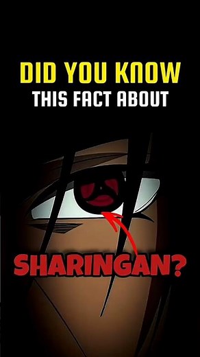 Did You Know This Fact Behind Sharingan 🤯🔥 | Naruto | Anime BLAH