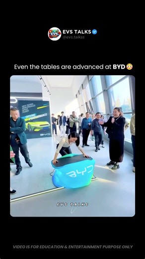 Even the Tables Are Advanced at BYD 😳🚗 | Future Factory Tech