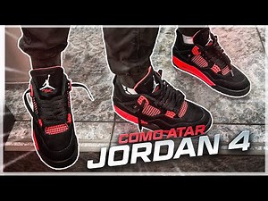CÓMO ATAR JORDAN 4 EN 2024 (LAS DOS MEJORES MANERAS)