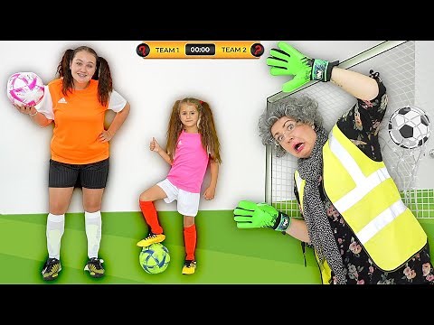 Ruby and Bonnie play football with good etiquette