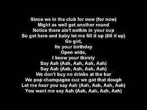 Trey Songz - Say Aah Lyrics