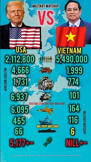USA vs Vietnam | Who Dominates the World? 🌍