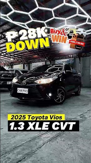 Meet the 2025 Toyota Vios 1.3 XLE CVT AT (blackish red)