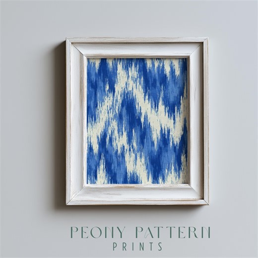 Tribal Ikat Print, Artisan Textile Printable - Modern Coastal Patterns, Ethnic Inspired Design, Rustic Wall Decor, Digital Download V575 - Etsy