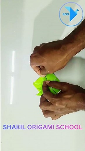 Fun Jumping Paper Frog 🐸 | Shakil Origami School