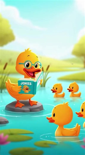 😂 Quack attack! What do you call a duck that loves jokes? A wise-quacker 🦆 Big giggles from LOL 4 Kidz! #viralreel #fyp #kids #comedy #cartoon