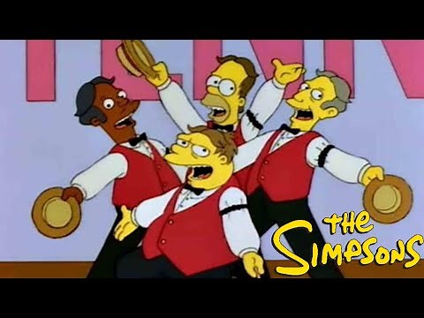 The Simpsons S05E01 Homer's Barbershop Quartet | The Be Sharps, George Harrison | TV Episode Review