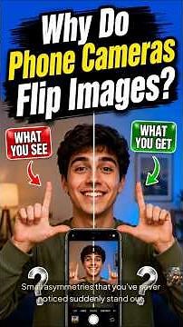 Why Do Phone Cameras Flip Images? 📱🤳#shorts