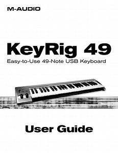 M-audio Keyrig 49 Software Download Mac