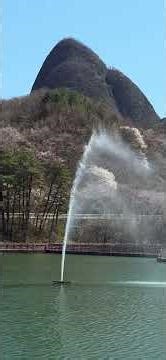 마이산이 보이는 풍경 (2026.4.7) #조현팔 #뭍을향한그리움 #spring #nature #마이산 #사양제 #진안군 #전북여행 #갤럭시s25울트라