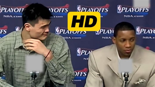 【HD修复 | 英文原版】2006-07赛季季后赛，火箭VS爵士 | G2，完整发布会 - 麦迪 & 姚明（私信我索要原视频下载地址，仅限充电用户）