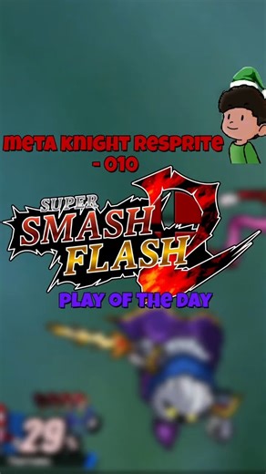 Meta Knight RESPRITE - SSF2 POTD [10] #ssf2 #smashbros #kirby #metaknight