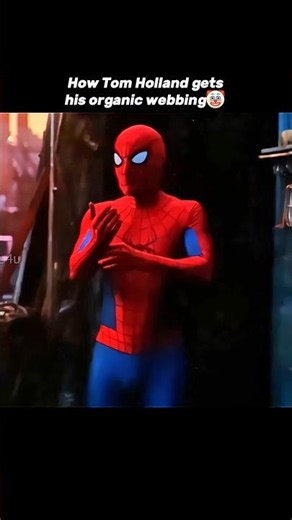 How Tom Holland gets his organic webbing vs Tobey💀