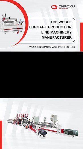 CHAOXU upgraded vacuum forming machine use servo motor and adopts PLC intelligent control system, full automatic, more stable, quiker and safe. 💡Specially used for processing of plastic luggage. Are you looking for a luggage production machinery manufacturer?Contact us! #luggagemanufacturer #chaoxu #vacuumformingmachine #suitcasemakingmachine #luggagemade #suitcasemachine #luggagebagsproductionline #howluggagemade #howsuitcasemade #luggageprocess #suitcaseprocess #luggagemanufacturing