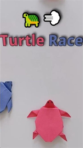 How to Make a Paper Turtle 🐢 | Easy Origami for Beginners #Shorts