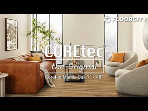 Luxury Vinyl Plank Flooring : Coretec Manila Oak