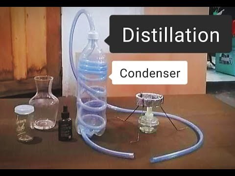 DIY homemade: Distillation (Condenser) using recycled bottle