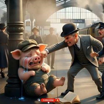 “They Kicked a Pig for Reading… But His Silence Destroyed Them 😭📚” #emotionalstory #ai