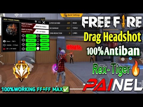 OB51 Update RexTiger VIP PANEL🔥100%Antiban Hack ✅ Rank Working Headshot Safe Panel | Injector Hack