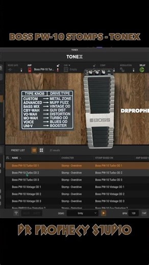 Boss PW-10 Stomps Tonex #bosspedals #tonex #stompboxes