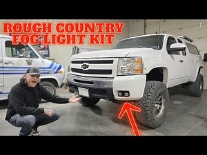 Massive Lighting Upgrade! Rough Country LED Fog Lights Install 07-13 Chevy Silverado