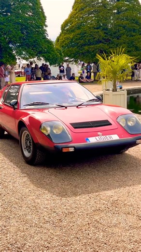 RARE CLASSIC 1973 LIGIER JS2 DRIVING AT CAR CONCOURS SHOW! #shorts #trending #viral #cars #youtube