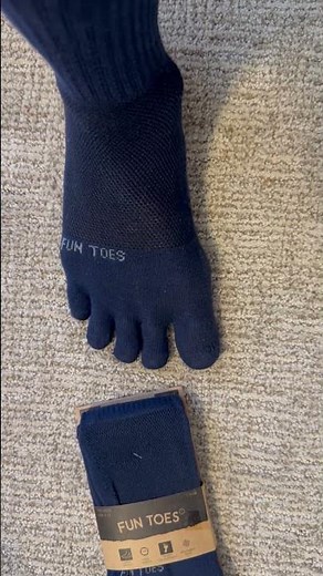 Is FUN TOES Men Crew Toe Socks Athletic Running - Proper Toe Alignment - worth it? | Amazon Review