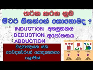 IQ ගැන කතා - Logical Reasoning in Sinhala - තර්ක ක්‍රම සිංහලෙන්.