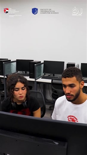 BUE Student Union on Instagram: "From the past to the future, every step shows how far we’ve come – and how much more you can create. 🌍✨ As you step into 2025, technology, innovation, and community are waiting for you. We’re ready to welcome you during Induction Week at the Faculty of Informatics & Computer Science. 🚀💡 Your journey into the evolution begins here. Video by: @bebo_akram , @_maattaarrr_"