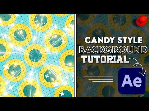 Candy style background Tutorial for editors l after effects
