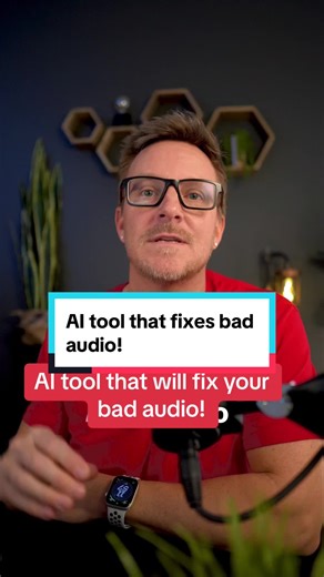 AI tool to fix your bad audio! #aitools #aiformarketing #tiktokforbusiness #tiktokmarketing
