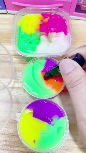 Satisfying Slime ASMR – Neon Pink, Yellow, Green & Rainbow Slime Textures | ASMR Videos