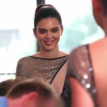 Kendall Jenner transparent clothes Dress