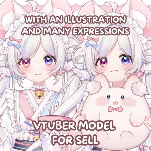 LIVE 2D Model Mouse Maid Girl Vtuber Model for Sell [premade Vtuber Model/youtube Twitch Stream/fully Rigged/ready to Use/vtube Studio] - Etsy