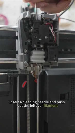 Clogged nozzle? Try this quick fix! #3dprinting #tutorial #flashforge #ad5x #nozzle #fyp #shorts