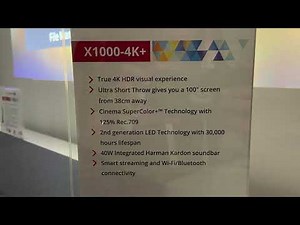 VIEWSONIC X1000-4K Ultra Short Throw Projector- HOME CINEMA