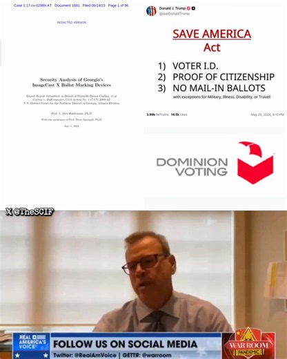 The Halderman Report proved that votes can be ALTERED on Dominion machines, revealing critical flaws and features that let insiders flip votes either on-site or remotely, even subverting paper trails.Dominion voting machines, specifically the ImageCast X and ICX ballot-marking devices, have severe, exploitable security flaws that allow votes to be altered. All used in the 2020 election and others.Malicious actors, corrupt insiders, including hackers with physical access, corrupt election officia