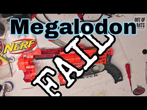 Modding Fail? Nerf Mega Megalodon mit 10 kg Tuning Feder
