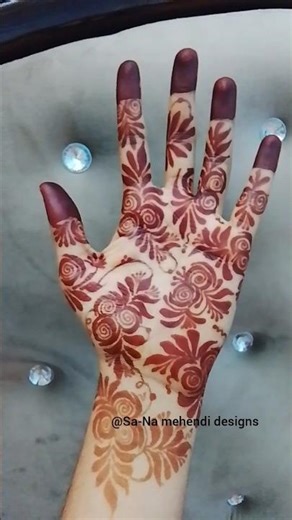 my new stylish mehendi design✨✨