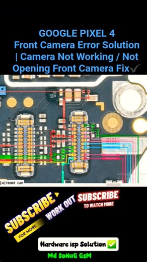 GOOGLE PIXEL 4 Front Camera Error Solution | Camera Not Working / Not Opening Front Camera Fix✔ #gsm