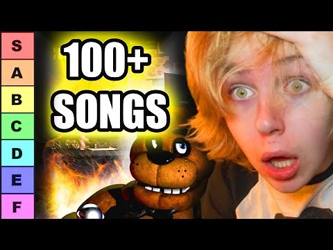 Reacting to and Ranking EVERY FNAF Song From Worst to Best (100+ Songs)