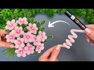 🌸 Easy Pipe Cleaner Flowers Bouquet DIY | Beautiful Floral Craft Idea