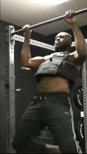 Jon Jones Weighted Pull Ups Workout