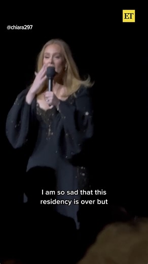 545K views · 7.5K reactions | Adele has us in our feels as she thanks her audience for their support on the final night of her Vegas residency, her last show before her indefinite break from music. | Entertainment Tonight | Facebook