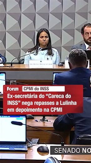A ex-secretária do empresário Antônio Carlos Camilo Antunes, conhecido como “Careca do INSS”, Aline Bárbara Mota, prestou depoimento nesta segunda-feira (2) à Comissão Parlamentar Mista de Inquérito (CPMI) do INSS. Durante o seu depoimento, Aline Bárbara foi questionada pelo deputado federal Rogério Correia (PT-MG) se realizou repasses financeiros a Fábio Luís Lula da Silva, o Lulinha, filho do presidente Luiz Inácio Lula da Silva (PT). Em sua resposta, Aline Bárbara foi enfática e declarou que 