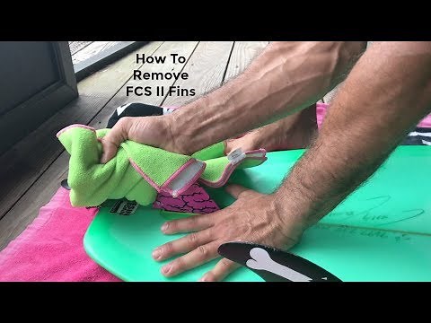 How To Remove FCS 2 Fins From Surfboard | Surf Training Factory