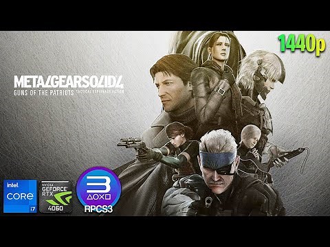 Metal Gear Solid 4: Guns of the Patriots - RPCS3 | RTX 4060 | i7 13700HX